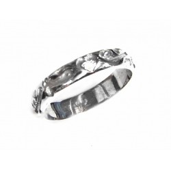 Anillo del amor de plata rodiada con diamante de la colección Miña Xoia - 5-358RDIA
